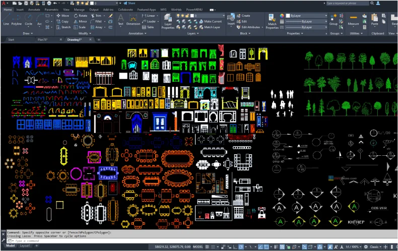 Tools for remote work with blocks.