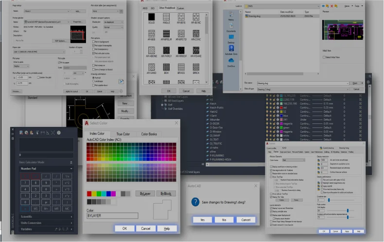 Controlling keys in dialog boxes: OK, APPLY, HELP, NO, CANCEL, ENTER