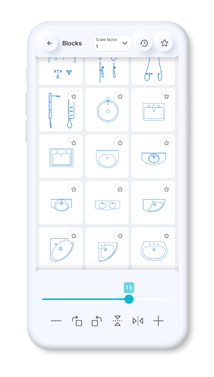 Tools for remote work with blocks